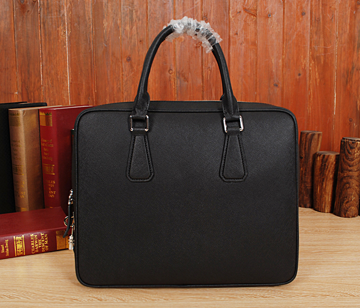 Prada borsetta GE borsa in pelle di colore nero 8620-1